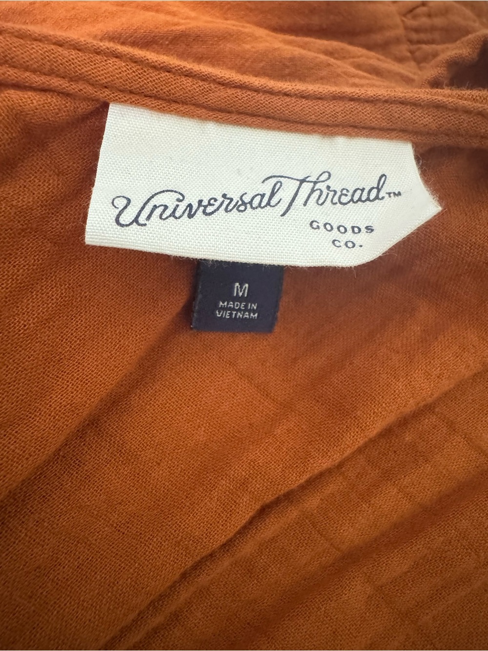 Universal Thread Rust Orange Tiered V-Neck Maxi Dress | Very Good Condition - Picture 7 of 11